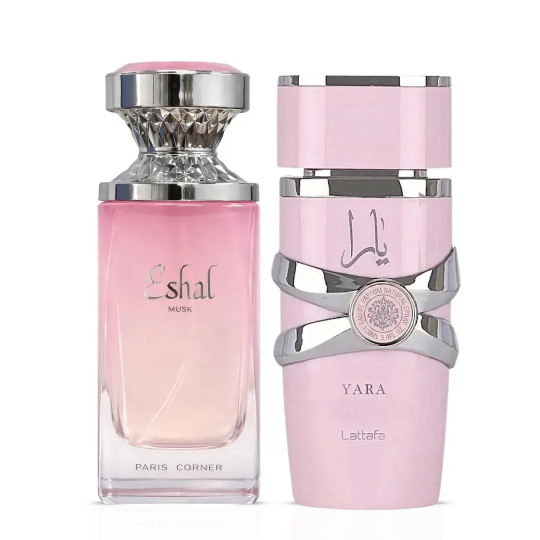 Eshal Musk by Paris Corner Yara by Lattafa Eau de Parfum Sprays 100ml 3.4 oz