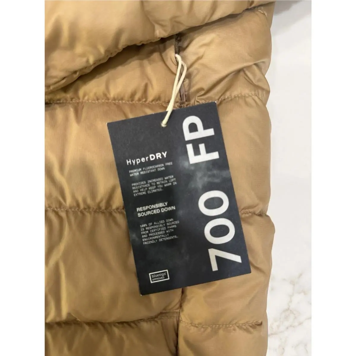 Adidas clothing - adidas TERREX XPERIOR CLIMAWARM 700 Down - JL5561 - Gold (UPC: 197626600094) 7