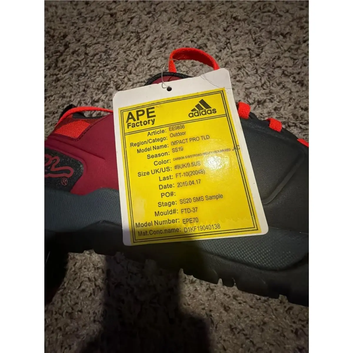 Adidas shoes - Impact Pro TLD - Impact Pro TLD - EE9606 - Multicolor 9