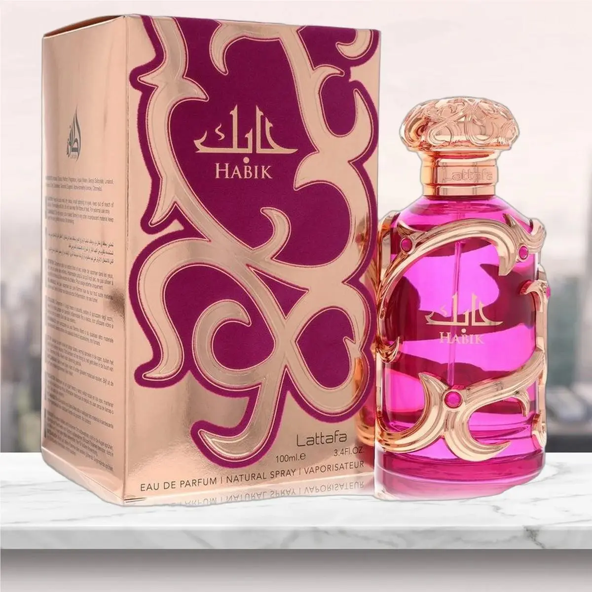 Lattafa Habik Eau De Parfum Spray By Lattafa - 3.4 oz