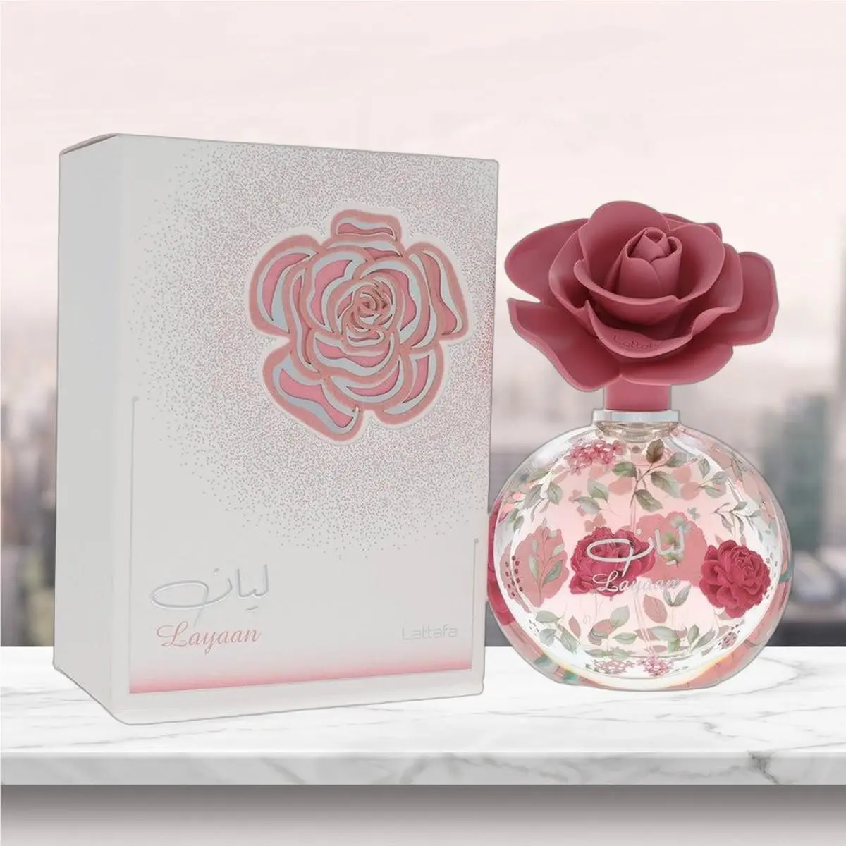 Lattafa Layaan Eau De Parfum Spray By Lattafa - 2.53 oz