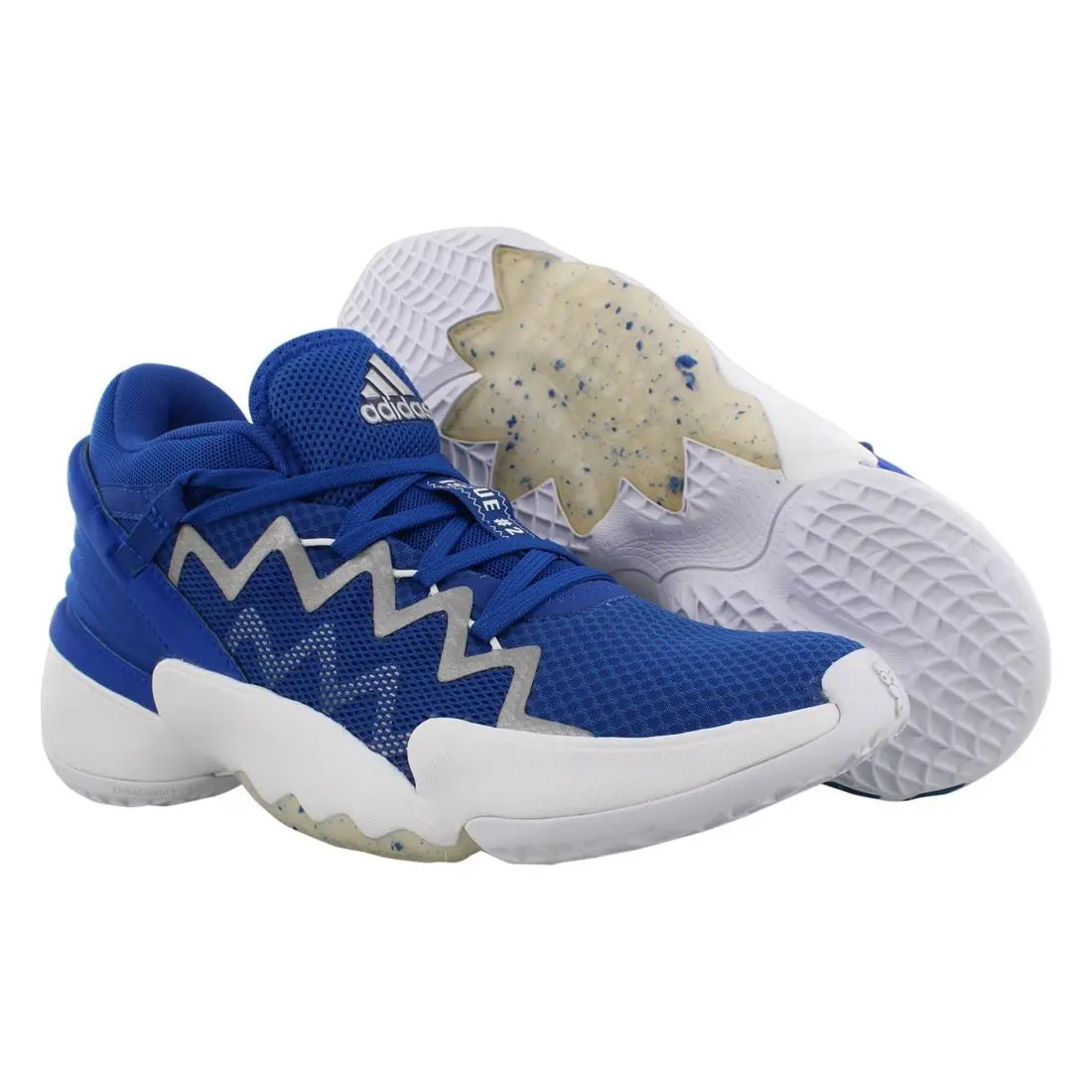 Adidas D.o.n. Issue 2 Mens Shoes Size 5 Color: White/royal