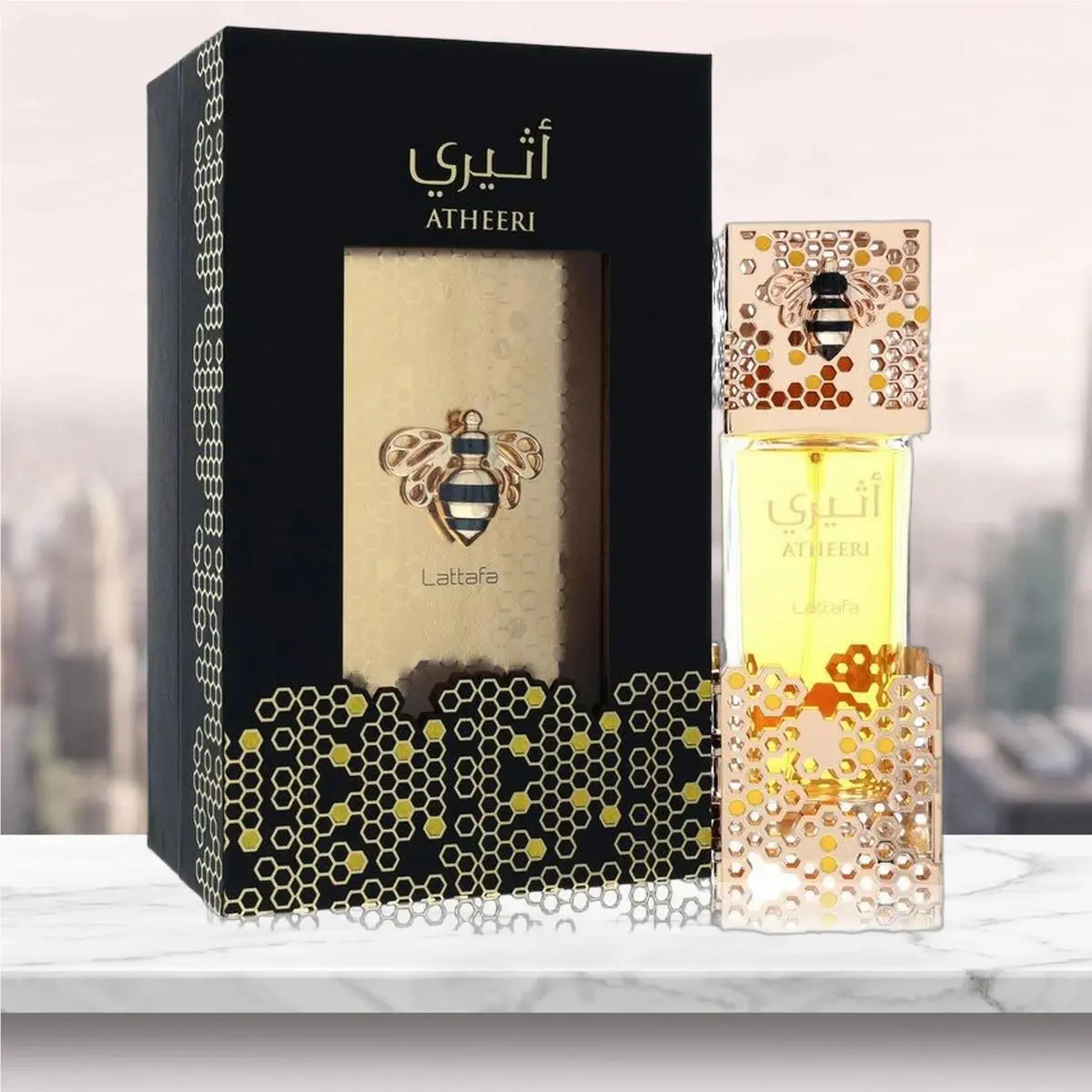Lattafa Atheeri Eau De Parfum Spray By Lattafa - 3.4 oz
