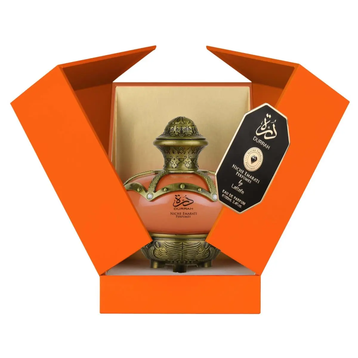 Lattafa Niche Emarati Durrah Eau De Parfum Spray 100ml 3.4 oz Soft. Blooming
