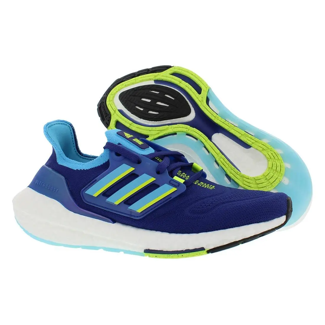 Adidas Ultraboost 22 Mens Shoes Size 6 Color: Legacy Indigo/sky Rush/solar