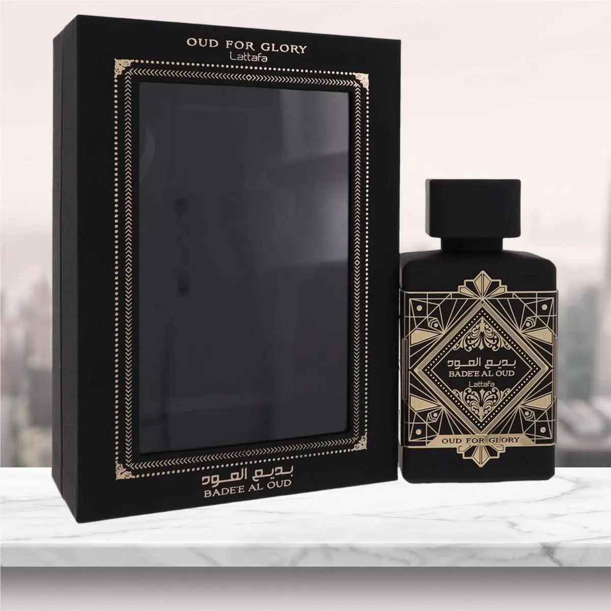 Lattafa Oud For Glory Badee Al Oud Eau De Parfum Spray Unisex By Lattafa - 3.4