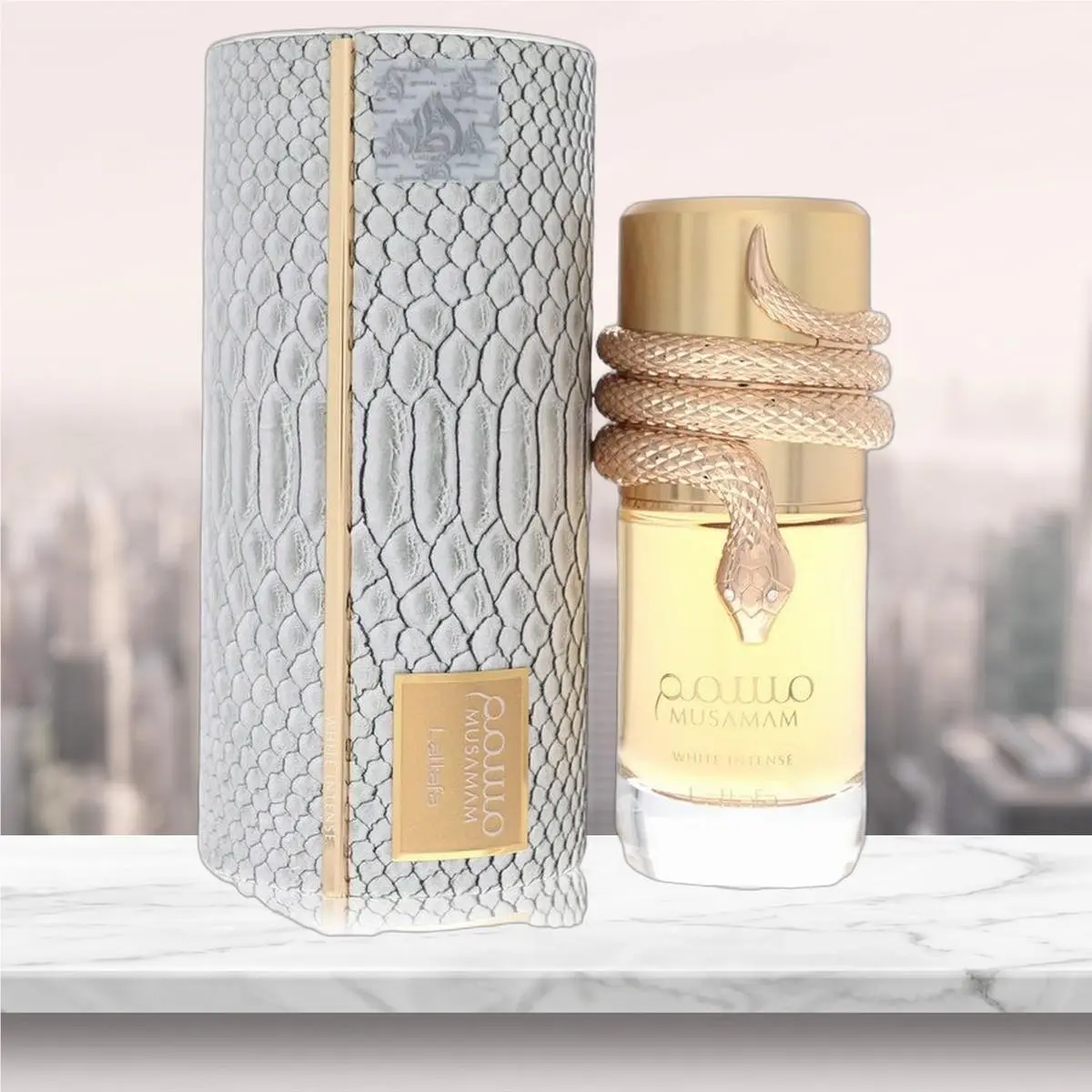 Lattafa Musamam White Intense Eau De Parfum Spray Unisex By Lattafa - 3.4 oz