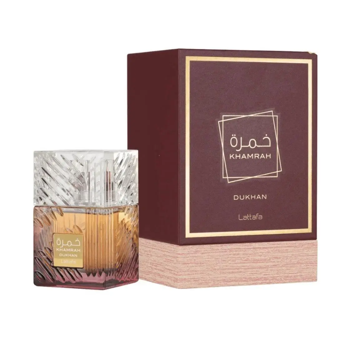 Khamrah Dukhan Lattafa Eau De Parfum Spray 3.4 Oz 100 Ml