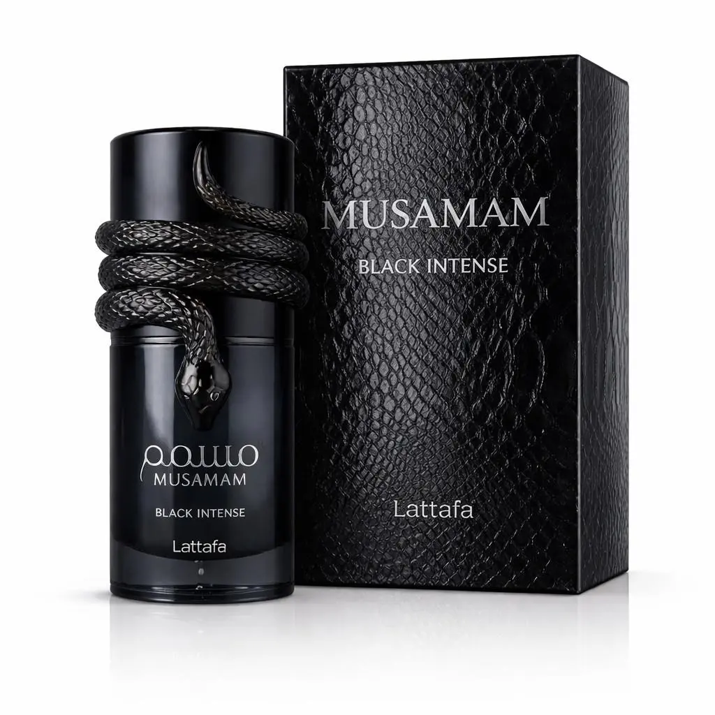 Musamam Black Intense Eau de Parfum by Lattafa – Unisex 100ml