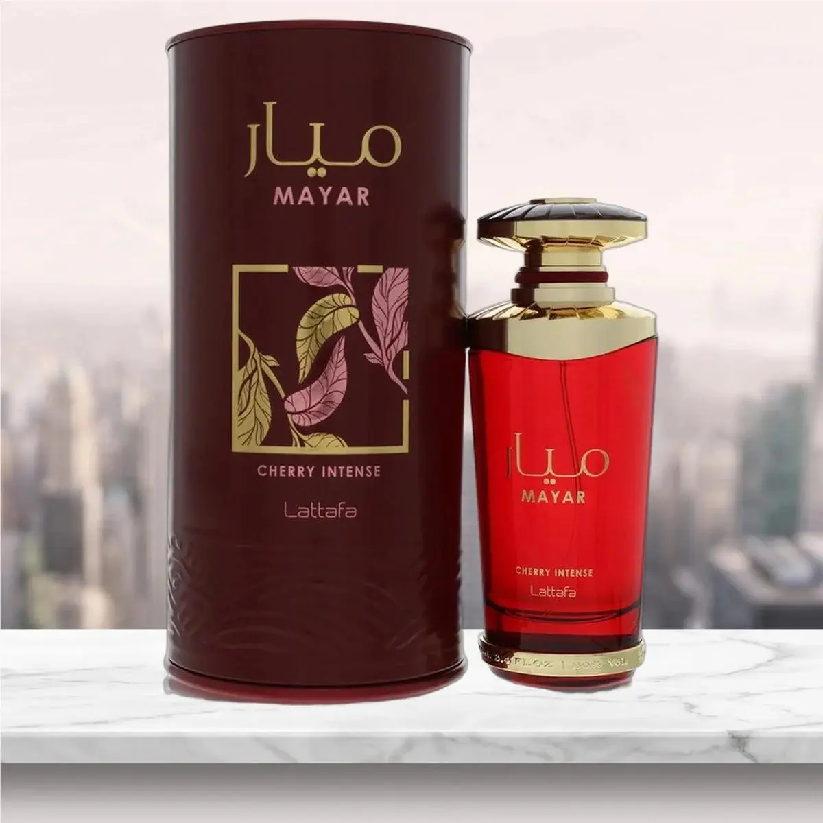 Lattafa Mayar Cherry Intense Eau De Parfum Spray By Lattafa - 3.4 oz