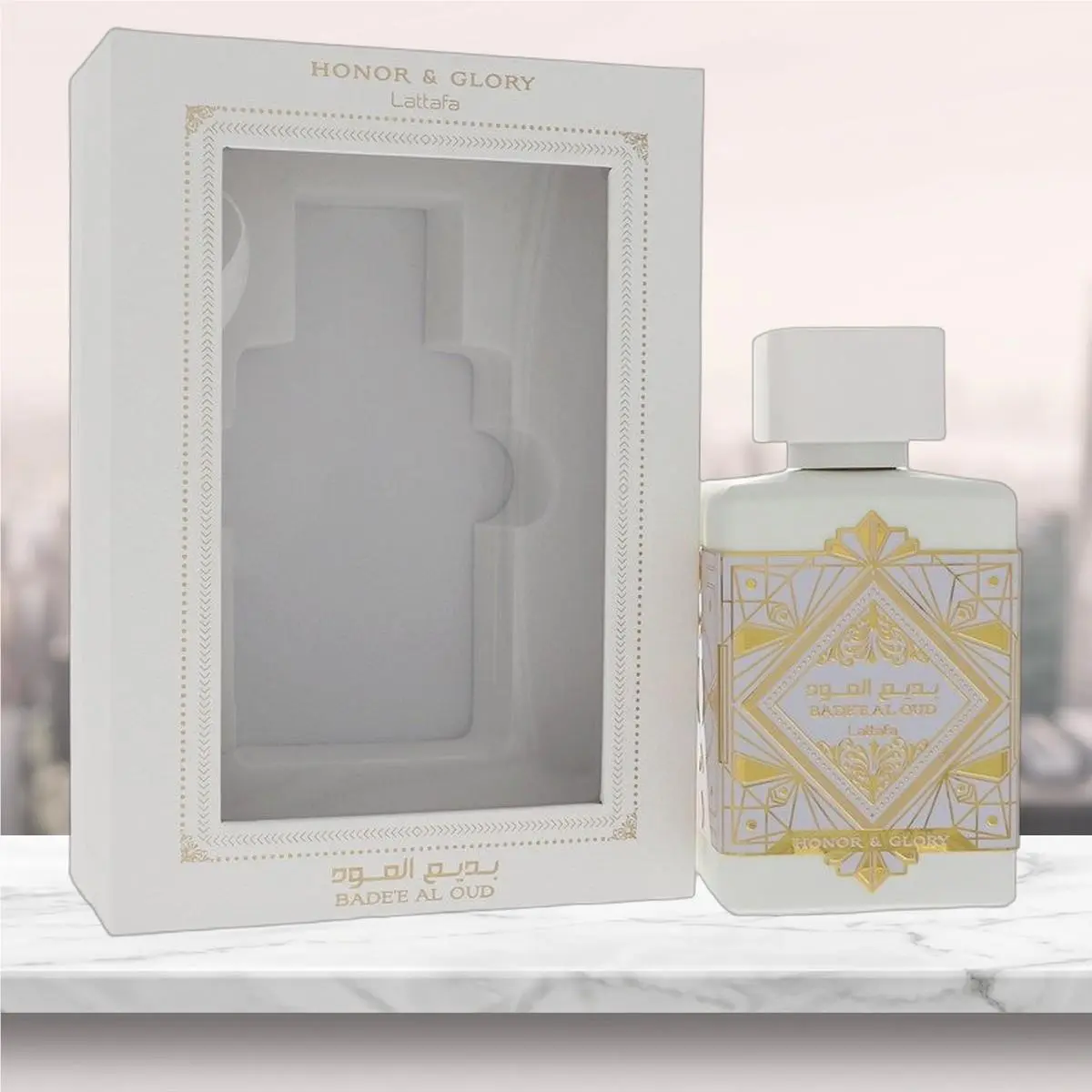 Lattafa Badee Al Oud Honor Glory Eau De Parfum Spray Unisex By Lattafa - 3.4