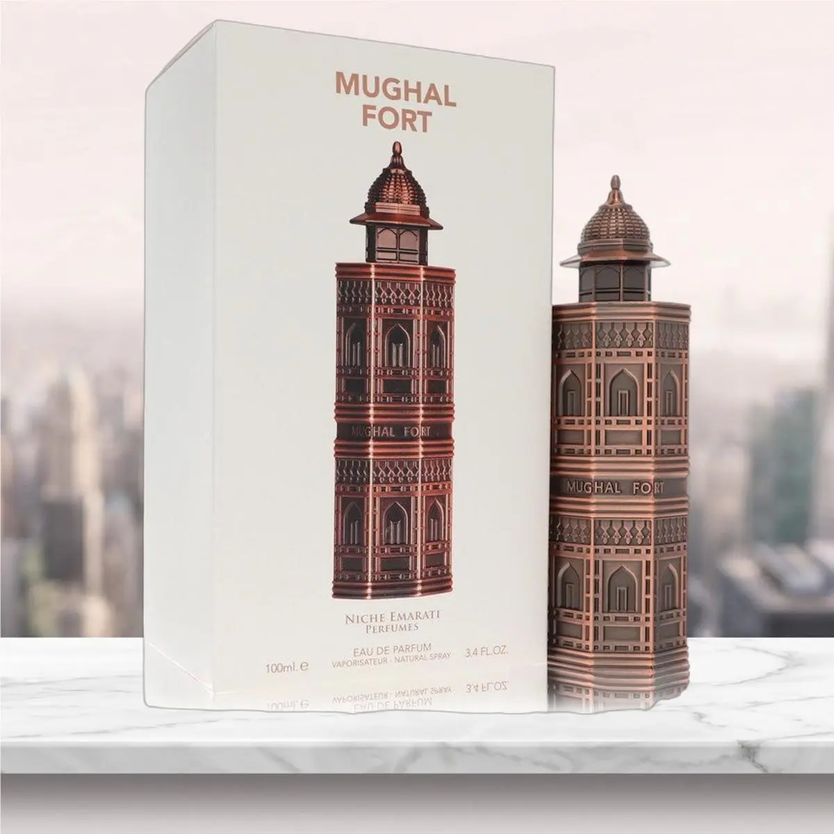 Niche Emarati Mughal Fort Eau De Parfum Spray Unisex By Lattafa - 3.4 oz