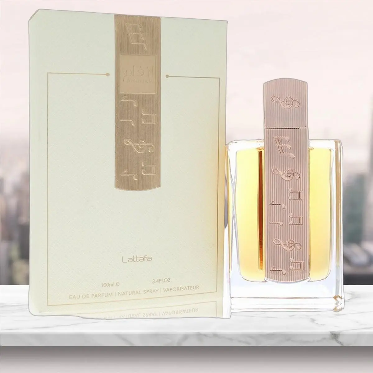 Lattafa Angham Eau De Parfum Spray Unisex By Lattafa - 3.4 oz