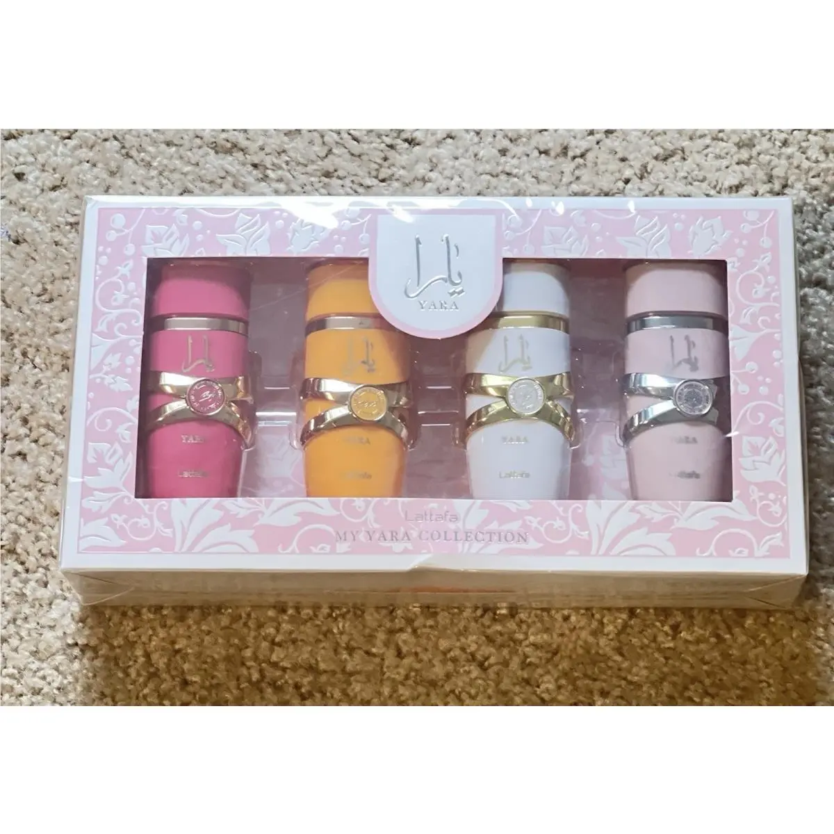 Lattafa Yara Travel Size Gift Sets 4 x 20 ml Spray Fragrance Collection
