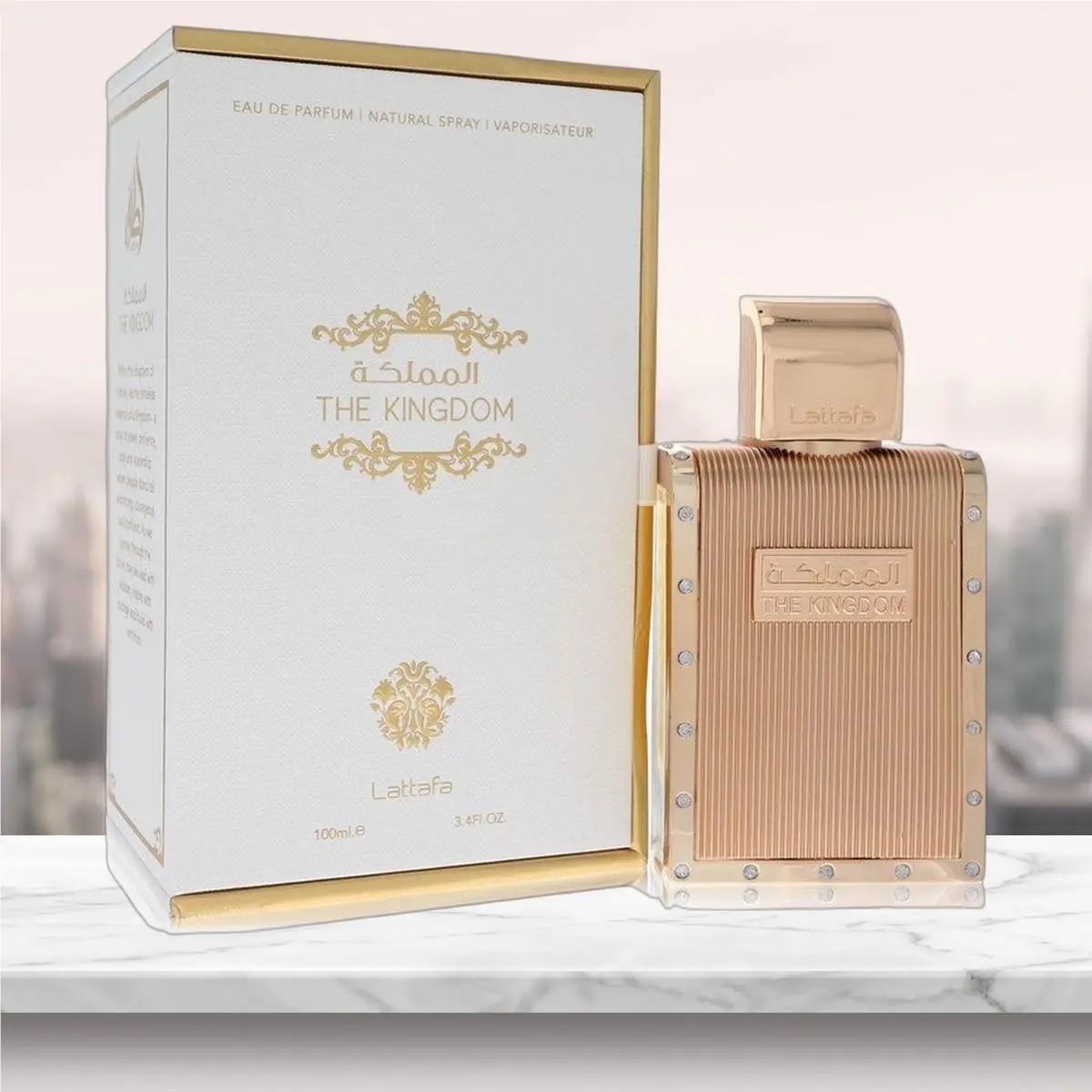 Lattafa The Kingdom Eau De Parfum Spray By Lattafa - 3.4 oz