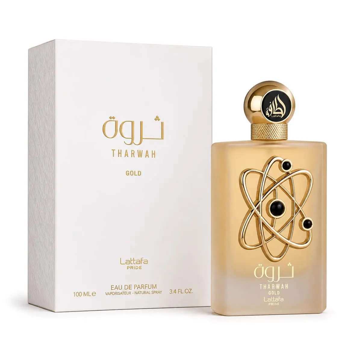 Tharwah Gold by Lattafa Pride – Unisex Eau De Parfum 100ml