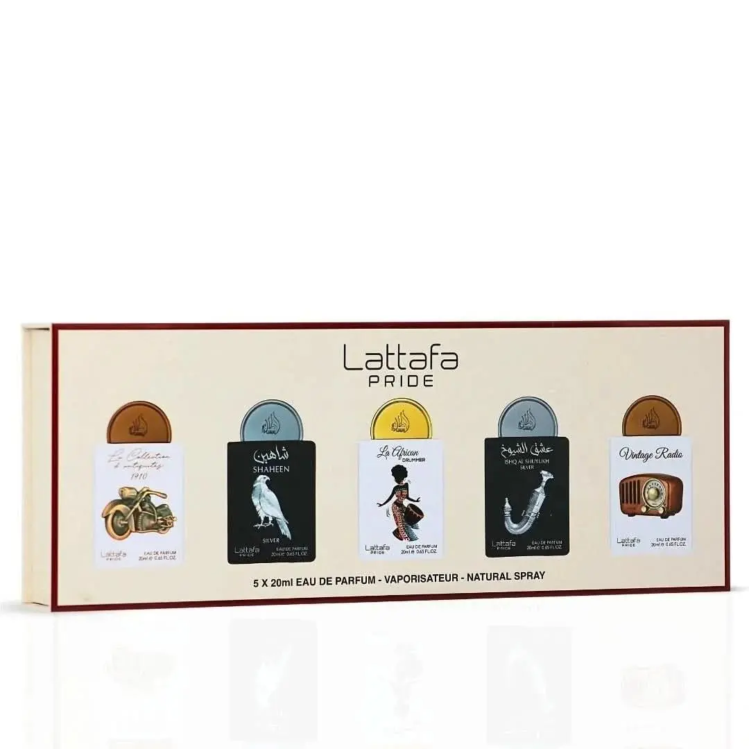 Lattafa Pride Eau de Parfum Gift Set Collection No.5 5 x 20ml