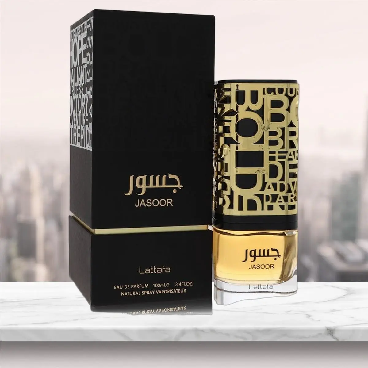 Lattafa Jasoor Eau De Parfum Spray By Lattafa - 3.4 oz