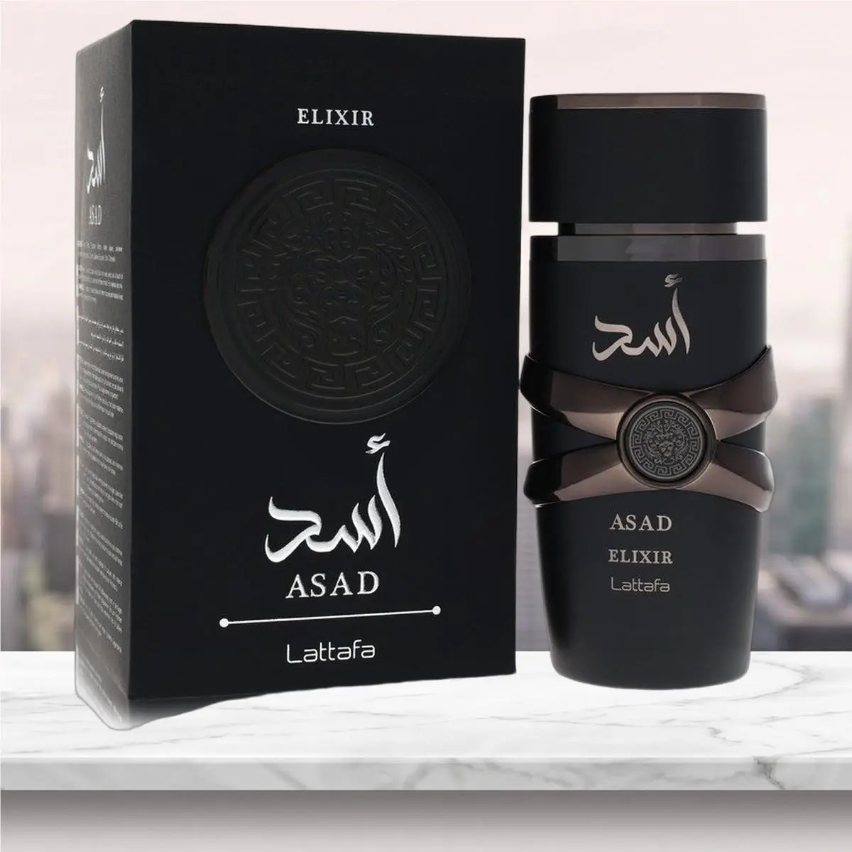 Lattafa Asad Elixir Eau De Parfum Spray By Lattafa - 3.4 oz