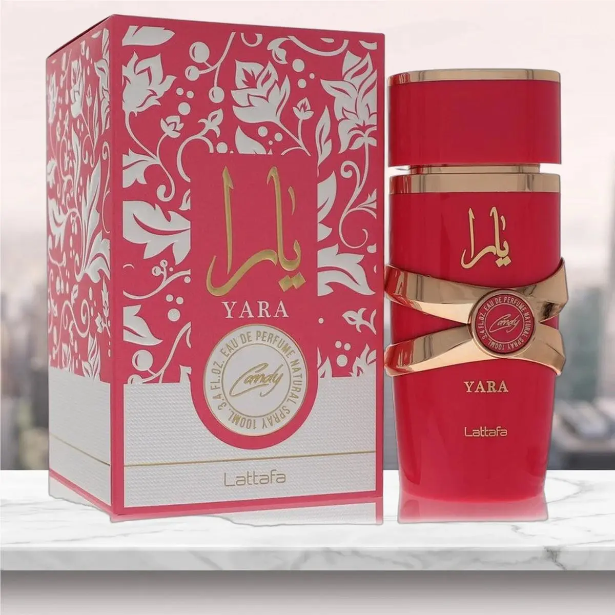 Lattafa Yara Candy Eau De Parfum Spray By Lattafa - 3.4 oz