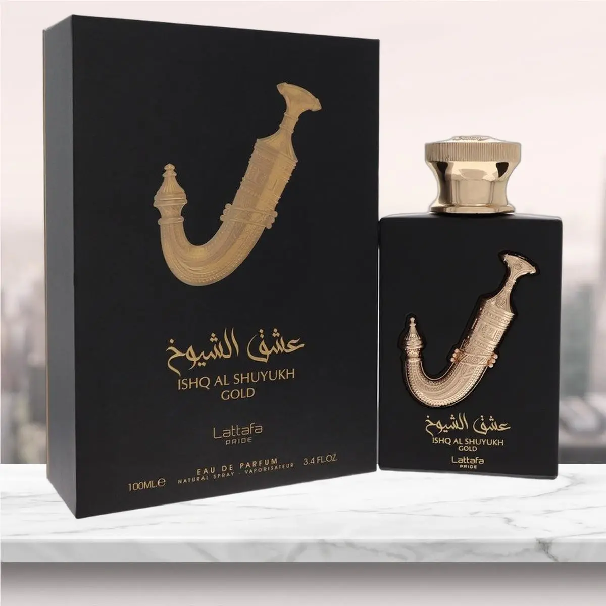 Lattafa Pride Ishq Al Shuyukh Gold Eau De Parfum Spray Unisex By Lattafa - 3.4