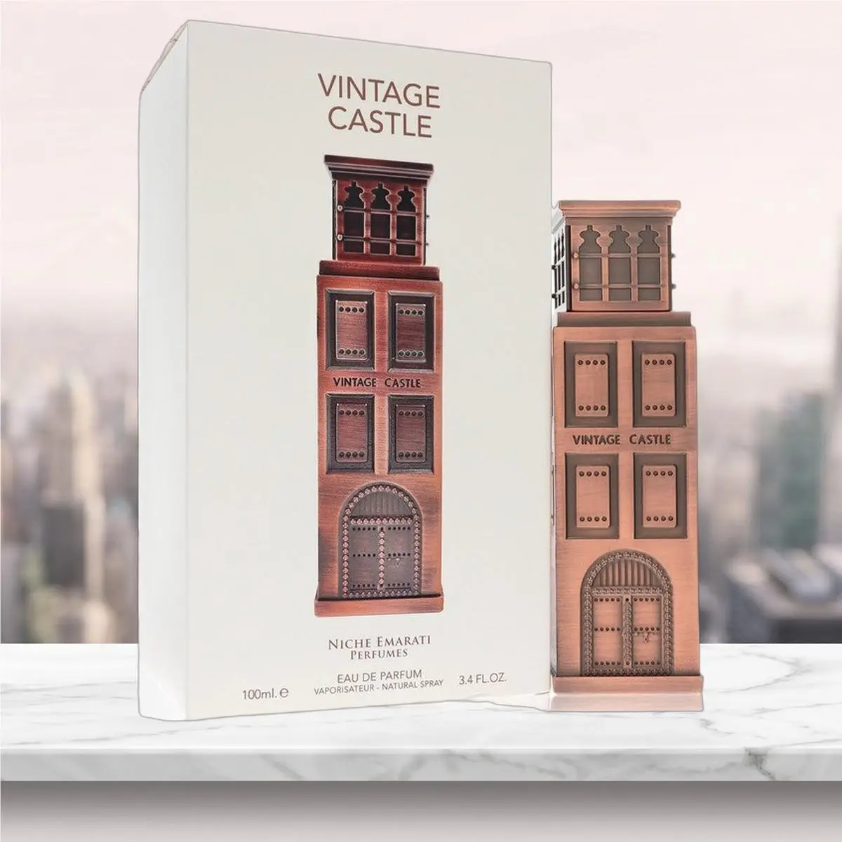Niche Emarati Vintage Castle Eau De Parfum Spray Unisex By Lattafa - 3.4 oz