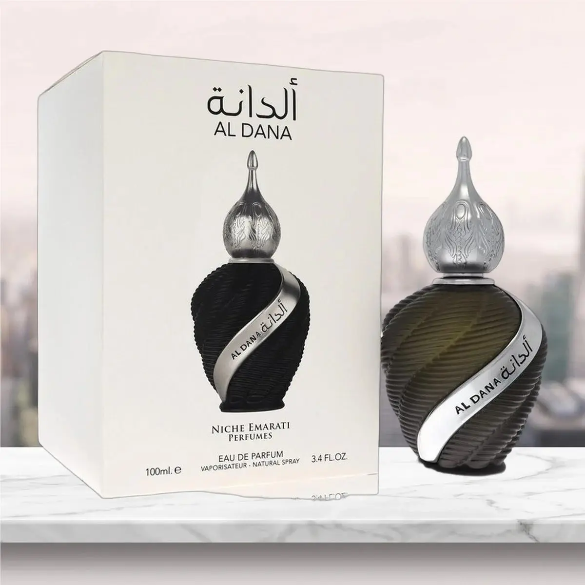 Niche Emarati Al Dana Eau De Parfum Spray Unisex By Lattafa - 3.4 oz