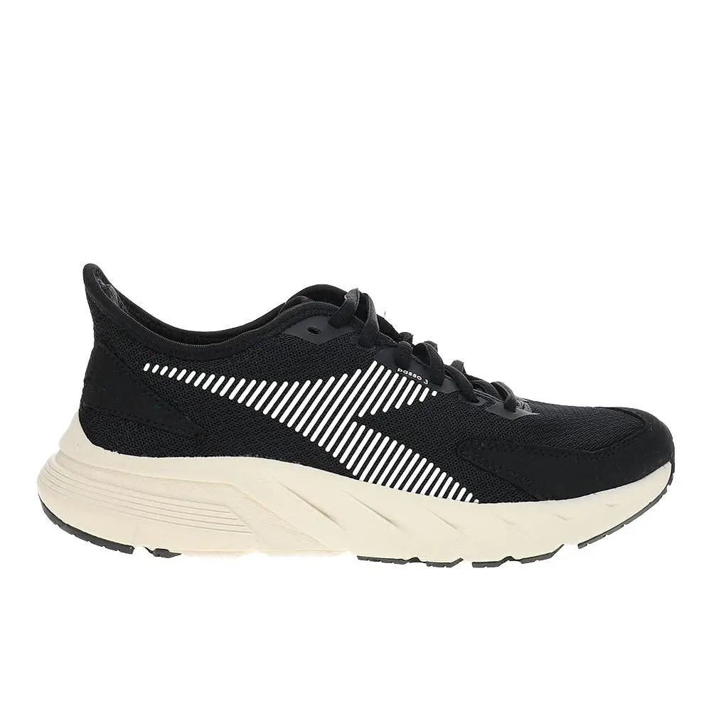 Diadora Passo 3 Lace Up Womens Black Sneakers Casual Shoes 179548-C2609