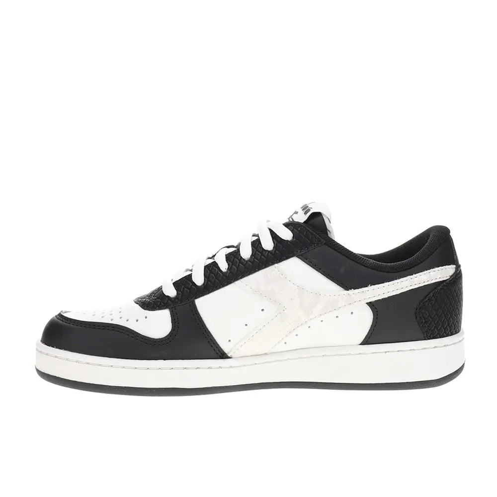 Diadora shoes - diadora Magic Basket Low Reptile Lace Up - 179793-C0641 - Black 8