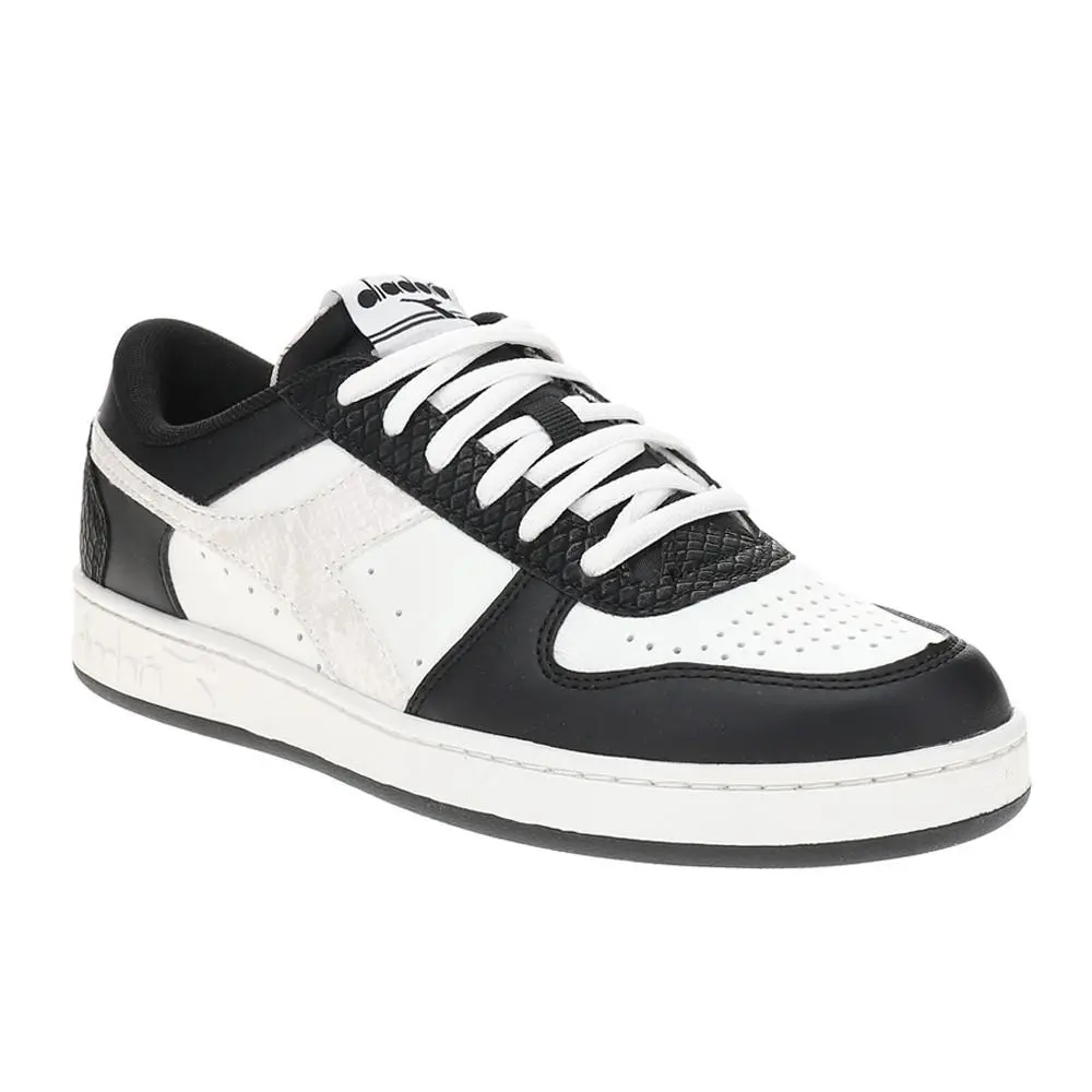 Diadora shoes - diadora Magic Basket Low Reptile Lace Up - 179793-C0641 - Black 7
