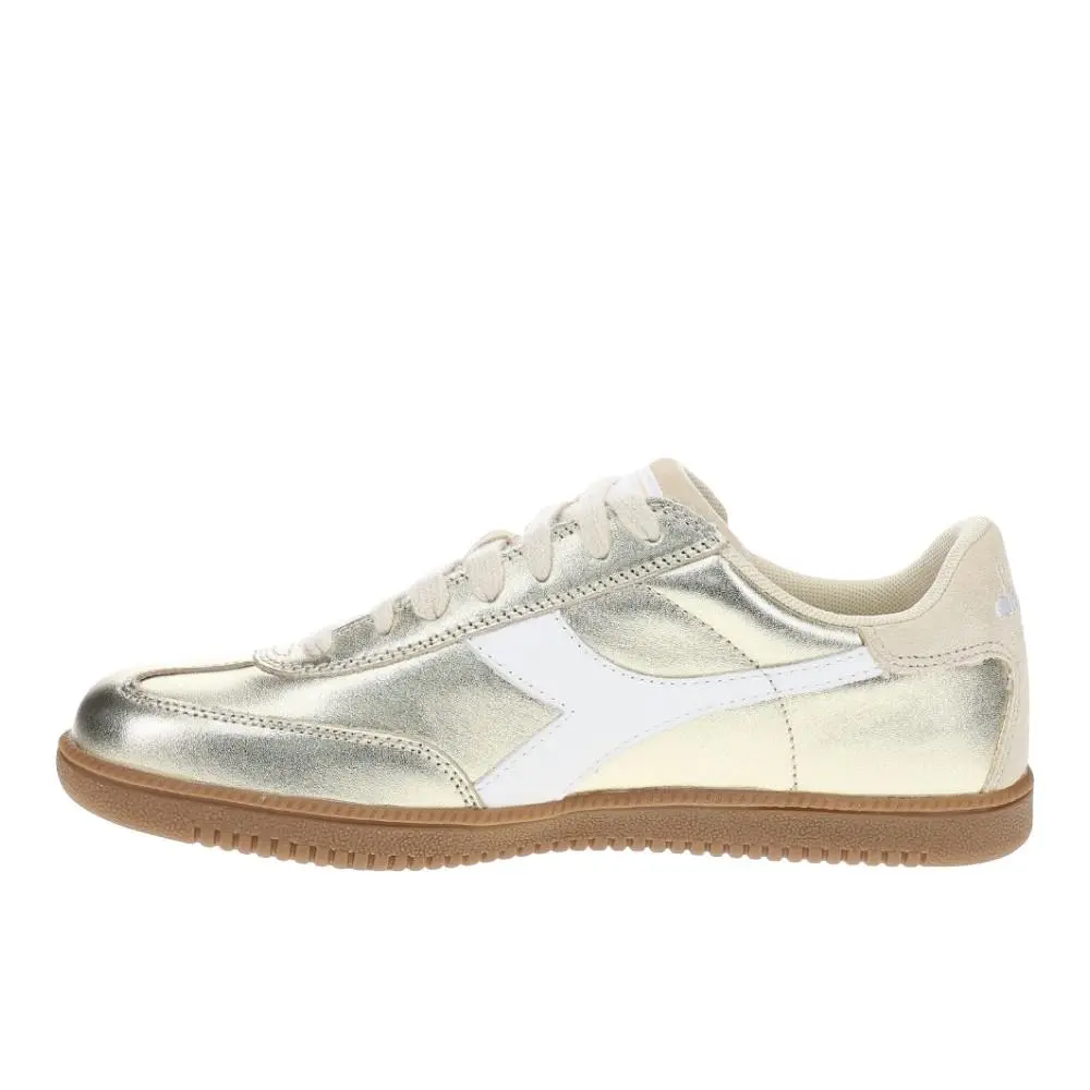 Diadora shoes - diadora Trainer Metallic Lace Up - 181987-25031 - Gold 1