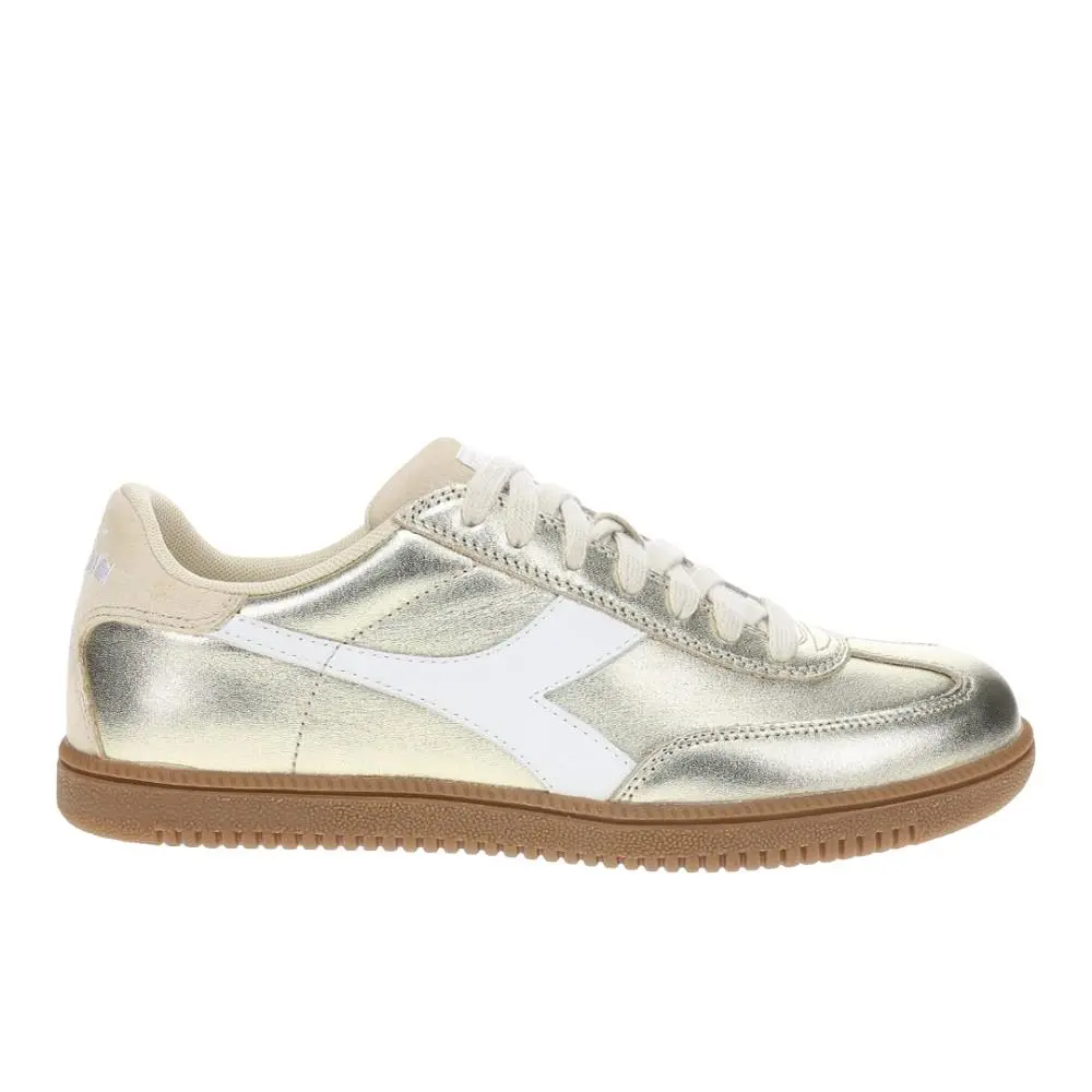 Diadora shoes - diadora Trainer Metallic Lace Up - 181987-25031 - Gold 4