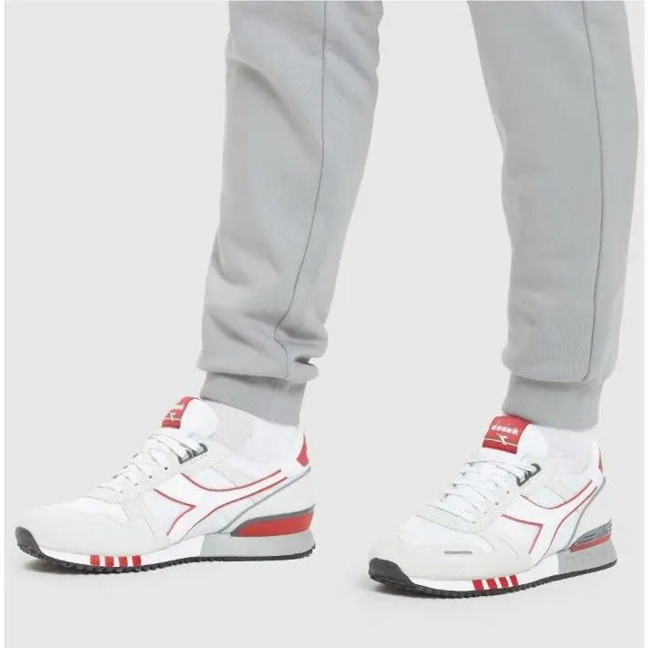 Diadora Titan Men`s Running Training Shoes White/red