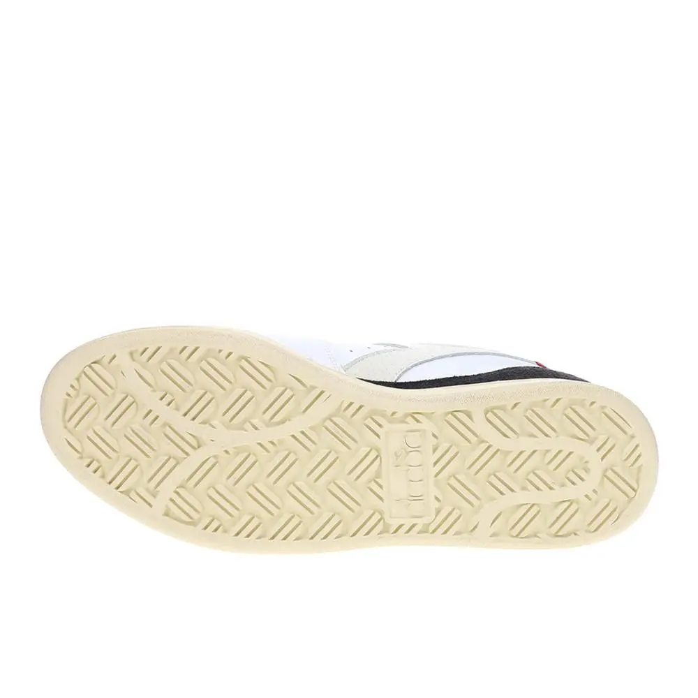 Diadora shoes - diadora Mi Basket Low Punched Italia Lace Up - 179703-20006 - White 10