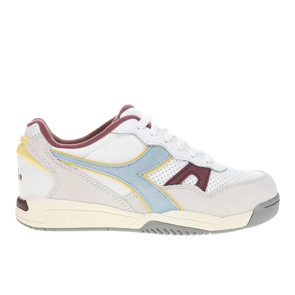 Diadora Winner Sl Lace Up Mens White Sneakers Casual Shoes 179583-C1350
