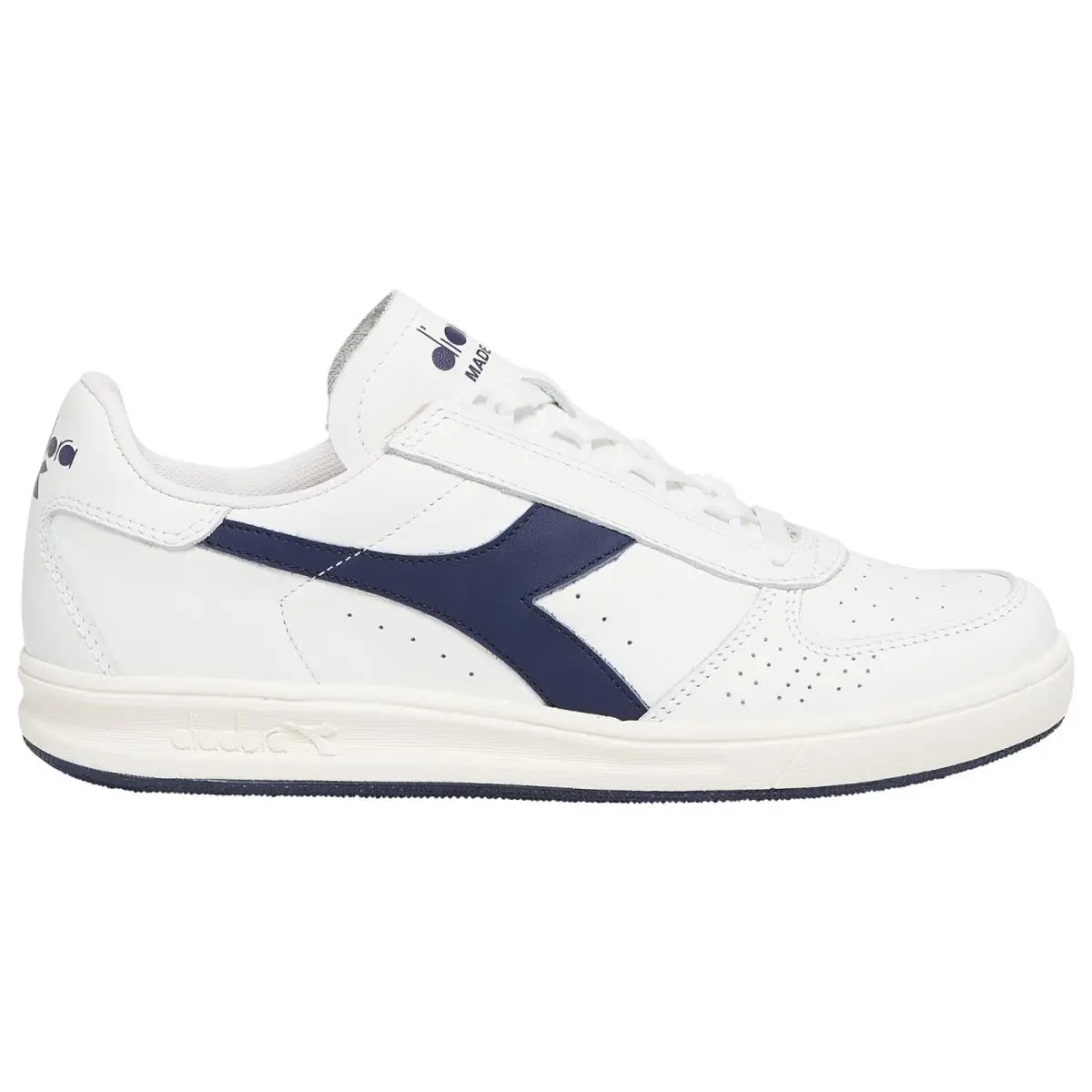 Diadora Men`s B Elite ‘white Peacot’ 501-177691 C0178 Made in Italy