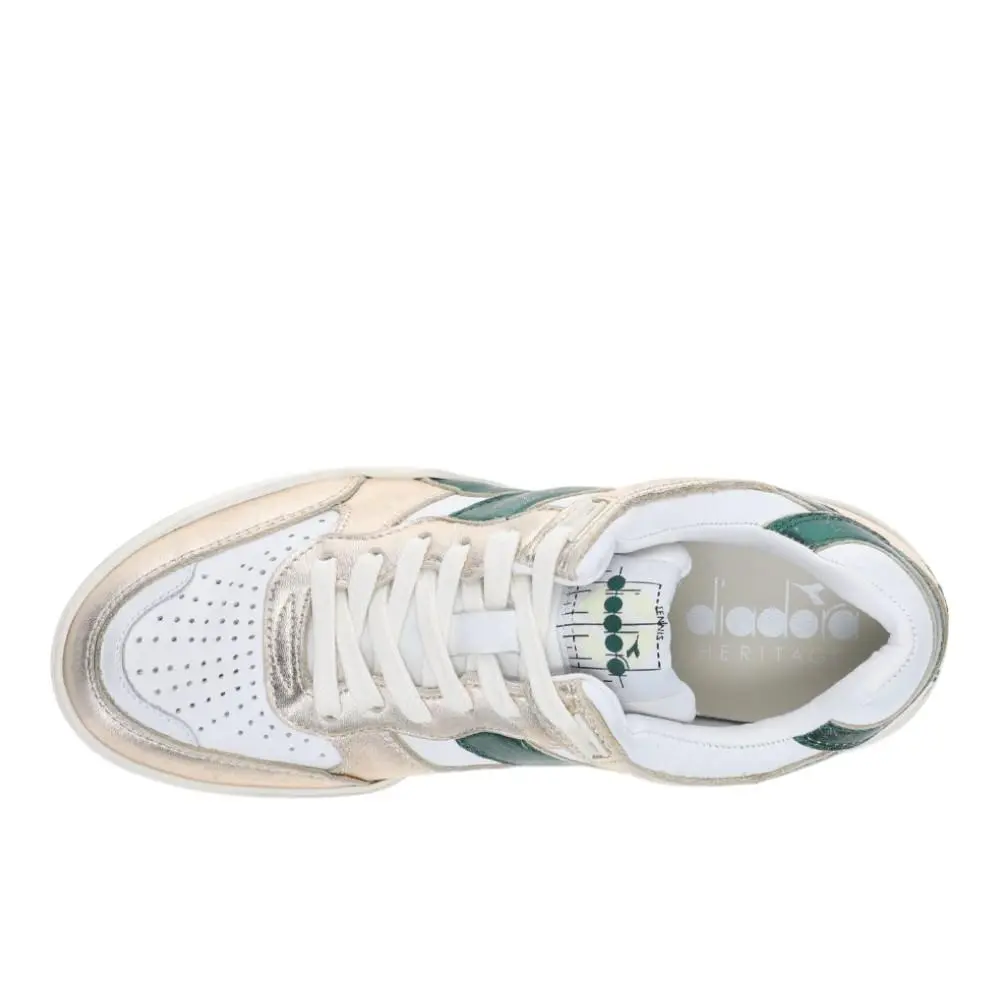 Diadora shoes - diadora B.560 Metal Mix Lace Up - 182502-D0283 - Gold 2