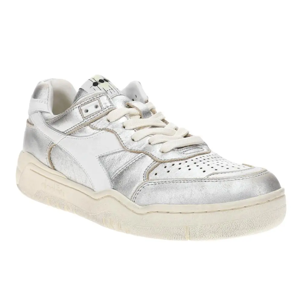 Diadora shoes - diadora B.560 Metallic Lace Up - 181320-20006 - Silver 0