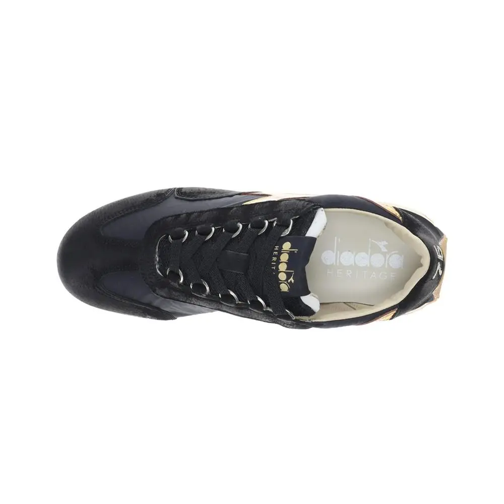 Diadora shoes - diadora Equipe Mad Luna Lace Up - 178918-C0893 - Black, Gold 2
