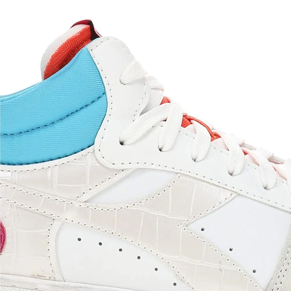 Diadora shoes - diadora Magic Basket Demi Croco Lace Up - 179302-D0293 - White 11