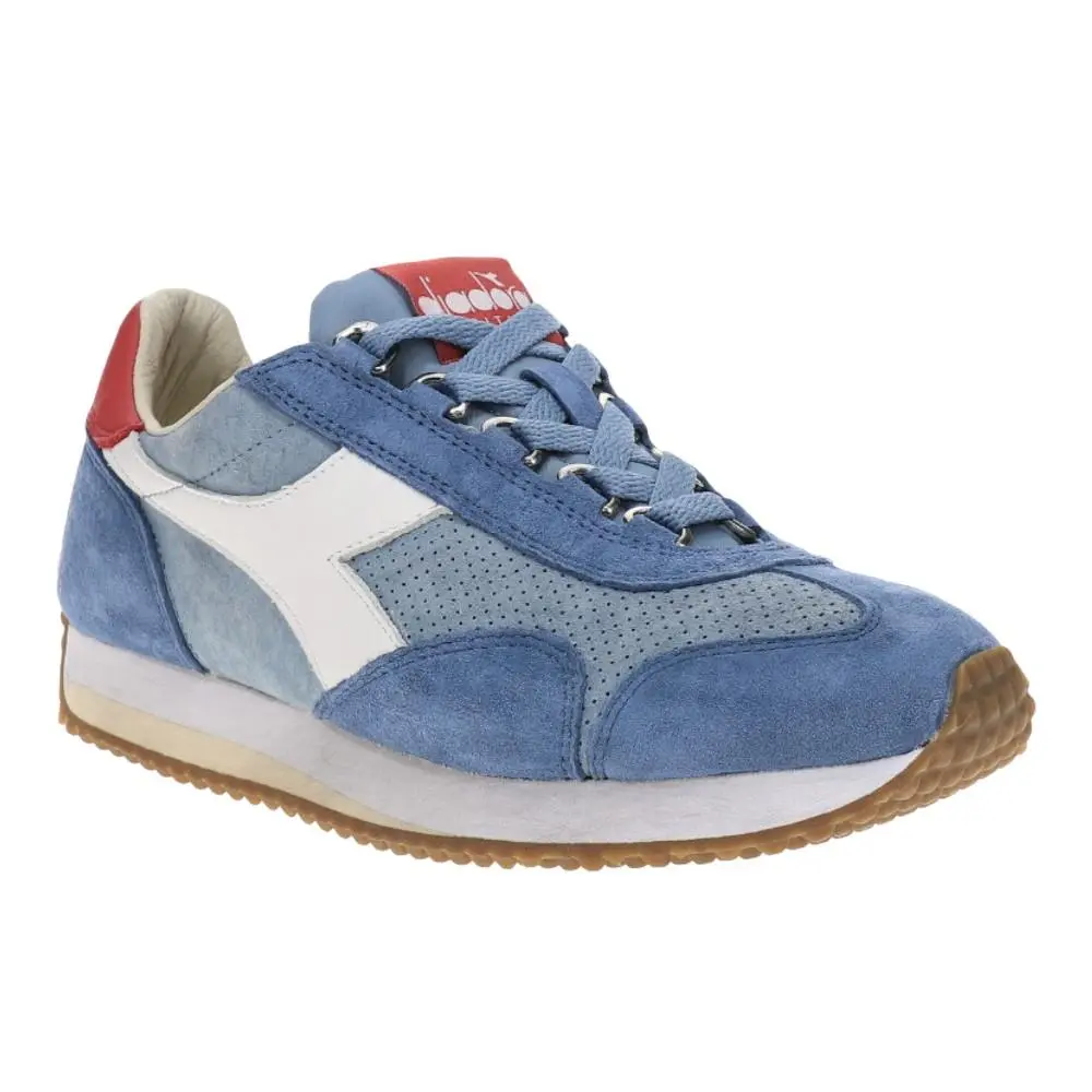 Diadora shoes - diadora Equipe Suede Stone Wash Lace Up - 181235-65065 - Blue (UPC: 197020359581) 0