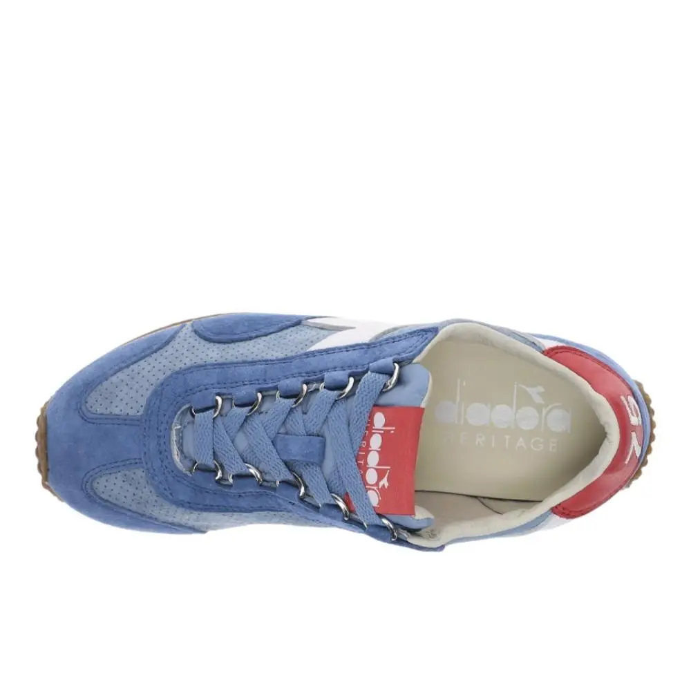 Diadora shoes - diadora Equipe Suede Stone Wash Lace Up - 181235-65065 - Blue (UPC: 197020359581) 2