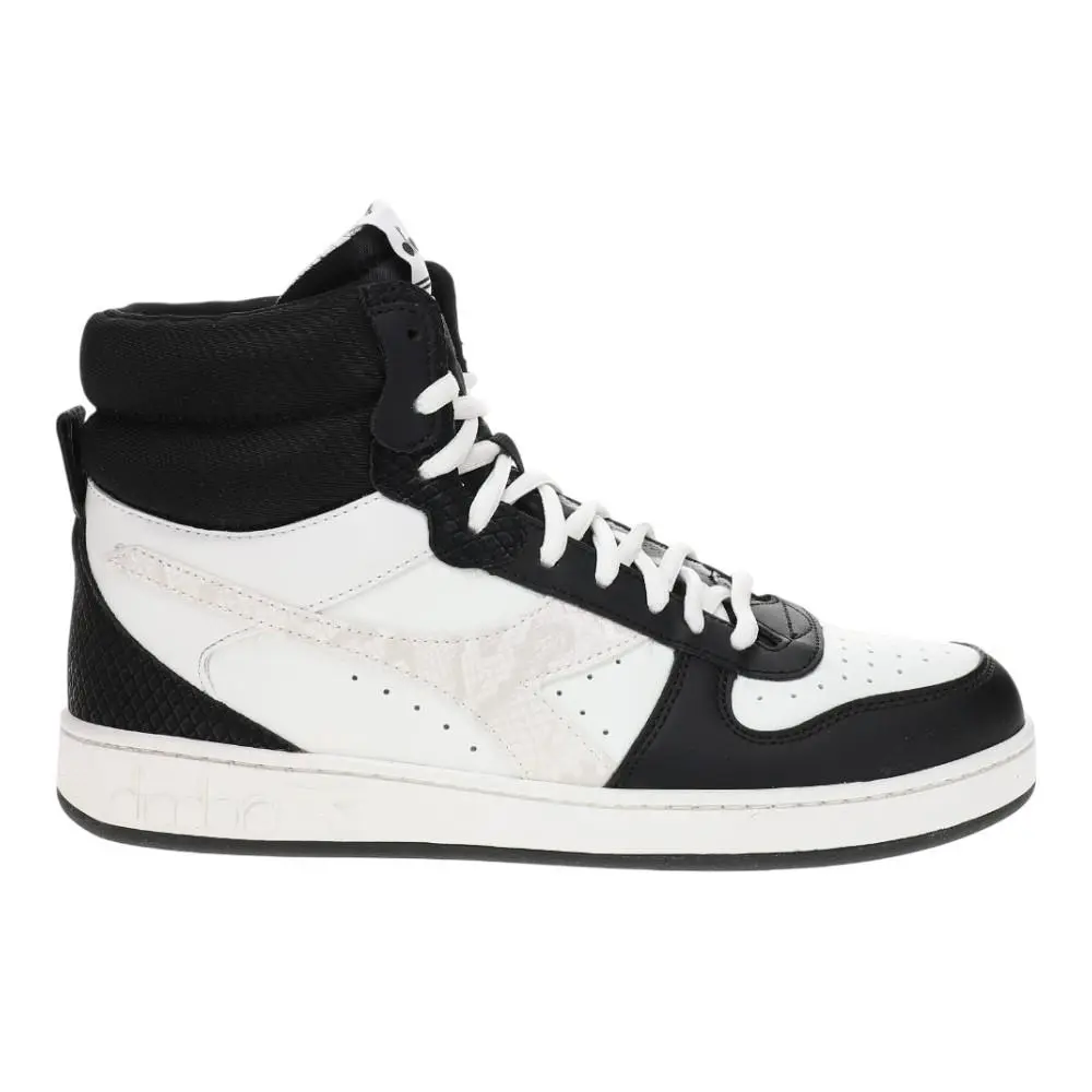 Diadora Magic Basket Mid Reptile Lace Up Womens Size 10 M Sneakers Casual Shoes