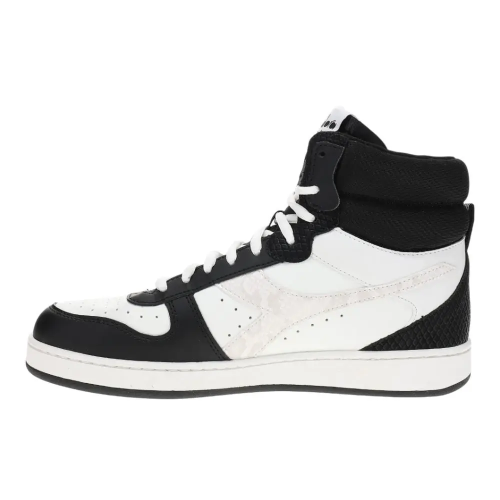 Diadora shoes - diadora Magic Basket Mid Reptile Lace Up - 179783-C0641 - Black (UPC: 197020128279) 1