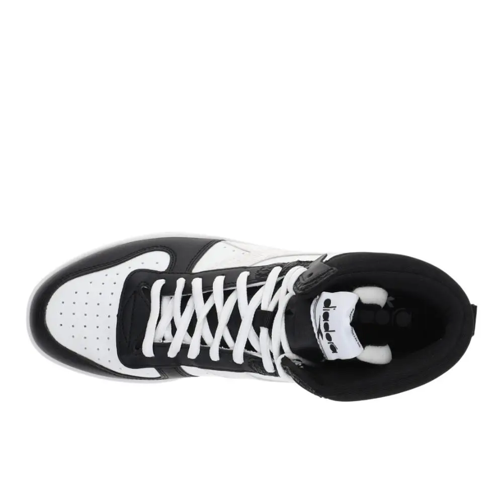 Diadora shoes - diadora Magic Basket Mid Reptile Lace Up - 179783-C0641 - Black (UPC: 197020128279) 2