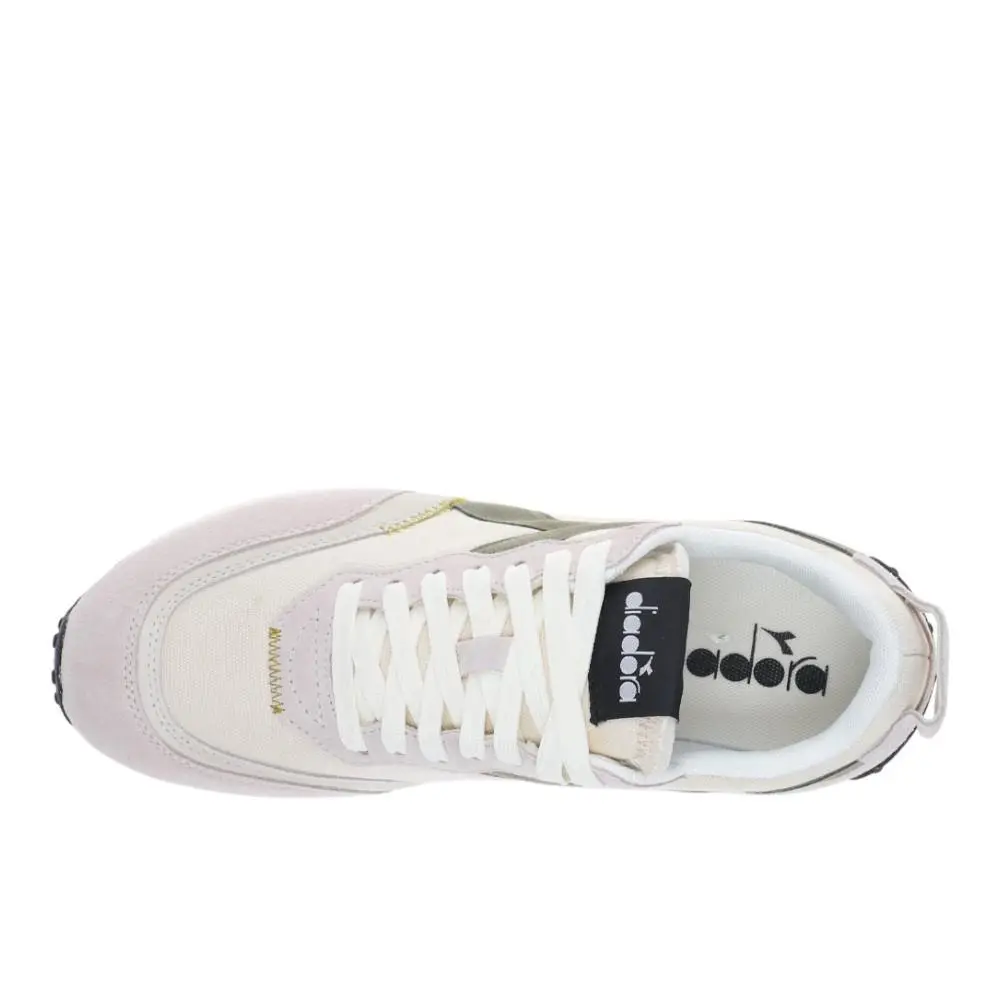 Diadora shoes - diadora Race Suede Stone Wash Lace Up - 179801-C7901 - Off White (UPC: 197020254749) 2