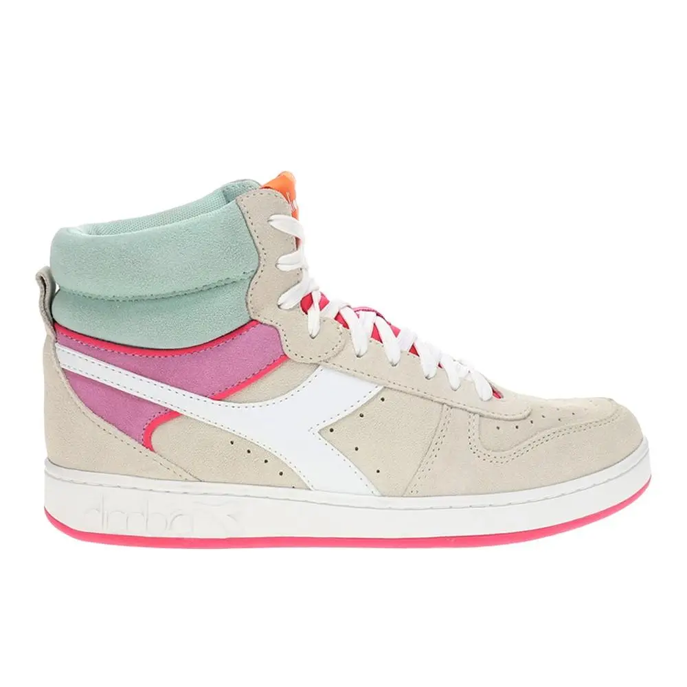 Diadora Magic Basket Mid Suede Lace Up Womens Size 9 M Sneakers Casual Shoes 17