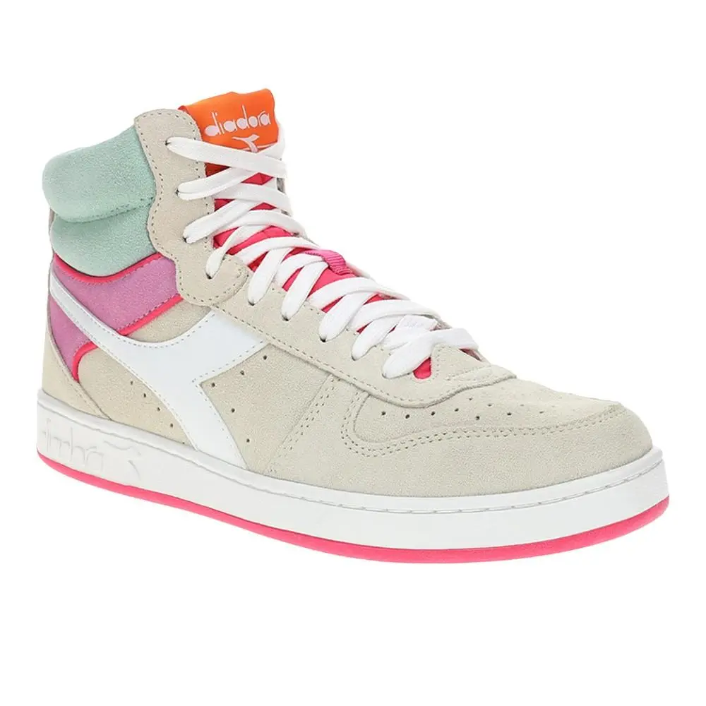 Diadora shoes - diadora Magic Basket Mid Suede Lace Up - 179011-D0815 - White (UPC: 197020265103) 0