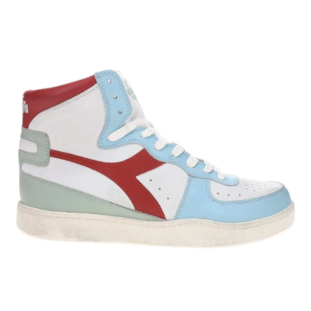 Diadora Mi Basket Used High Top Mi Basket High Top Mens Size 10 M Sneakers Casual Shoes 158569-D03