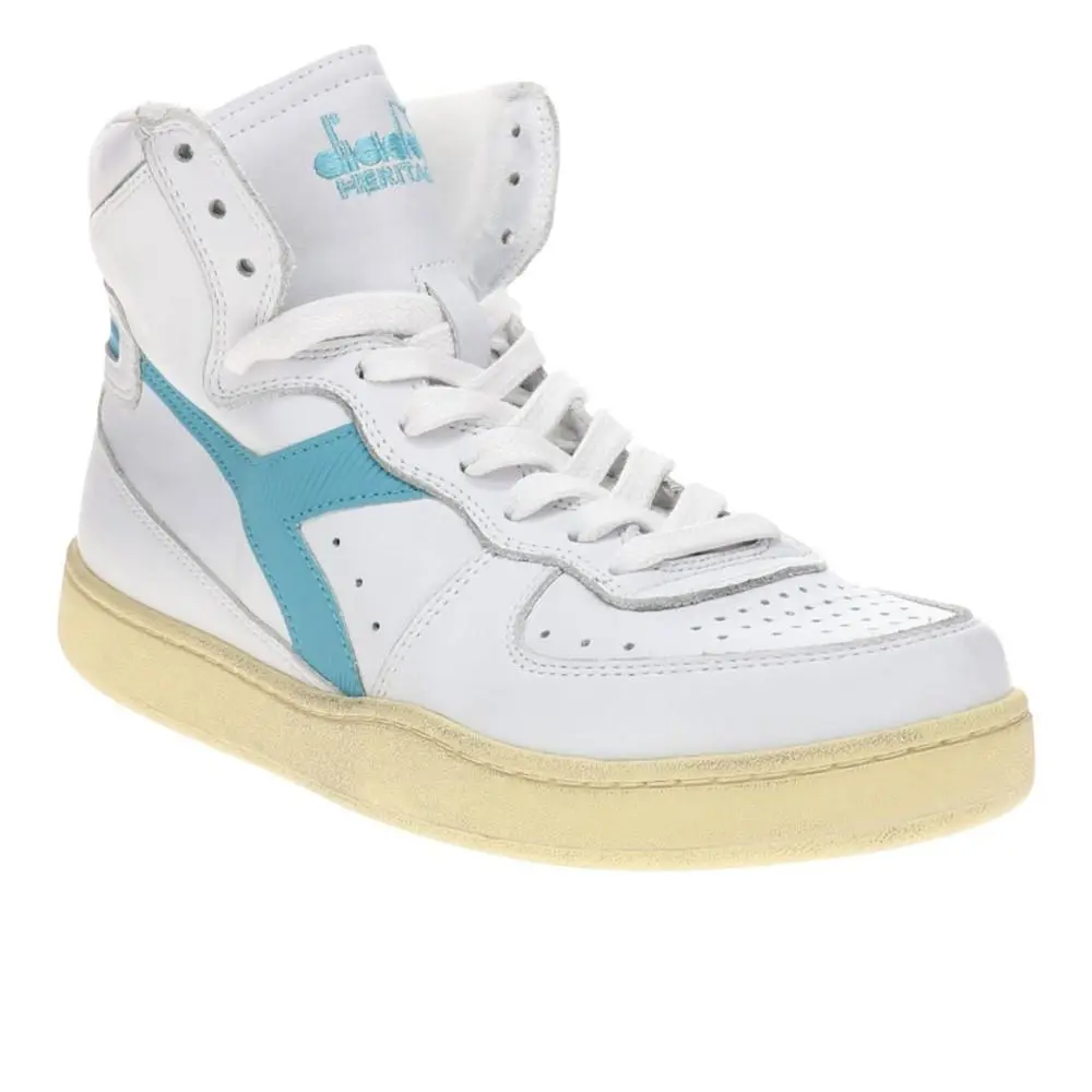 Diadora shoes - diadora Mi Basket Used High Top - 158569-D0691 - White (UPC: 197020119871) 0